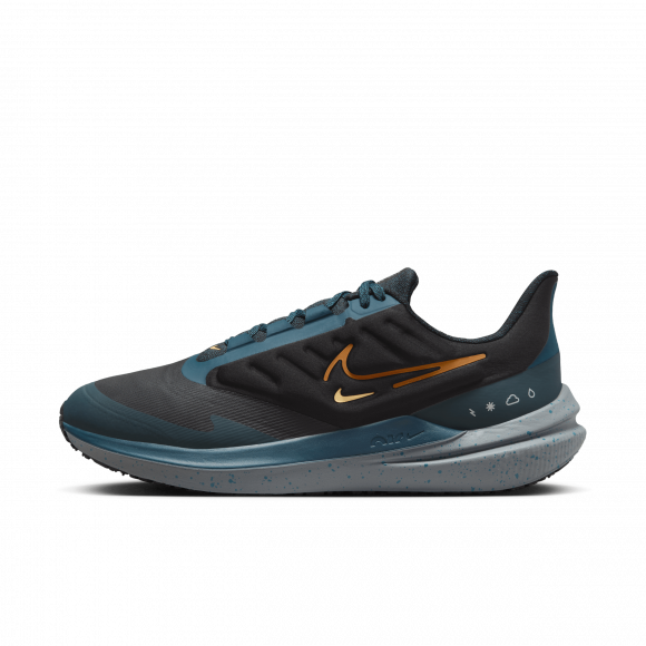 Męskie buty do biegania po asfalcie w każdych warunkach pogodowych Nike Winflo 9 Shield - Czerń - DM1106-002