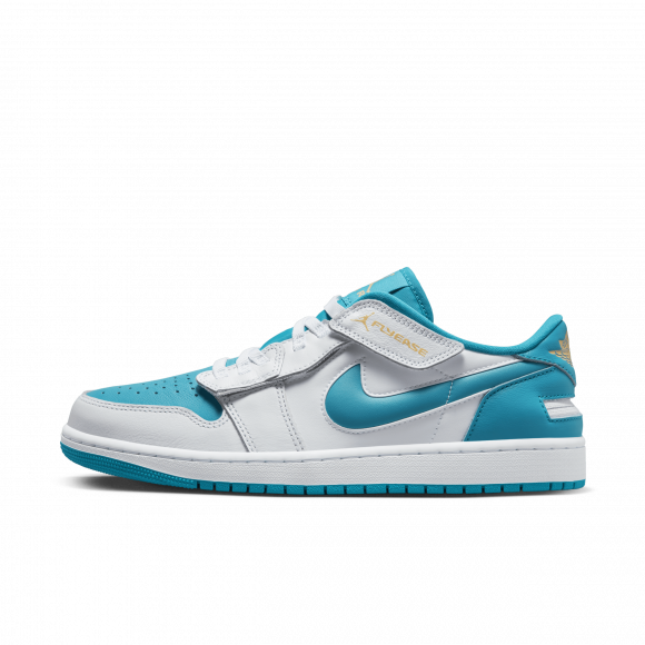 Air Jordan 1 Low FlyEase Eenvoudig aan en uit te trekken schoenen voor heren - Wit - DM1206-174