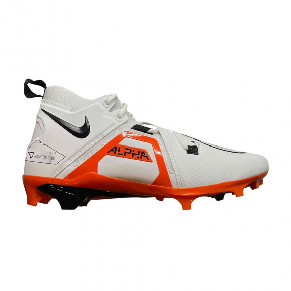 Nike Alpha Menace Pro 3 'White Black Brilliant Orange' | Men's Size 12 - DM1788-101