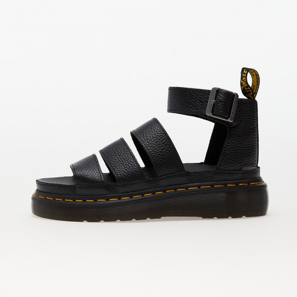 Dr. Martens Clarissa II Quad 3 Strap Sandal Black Milled Nappa - DM24476001