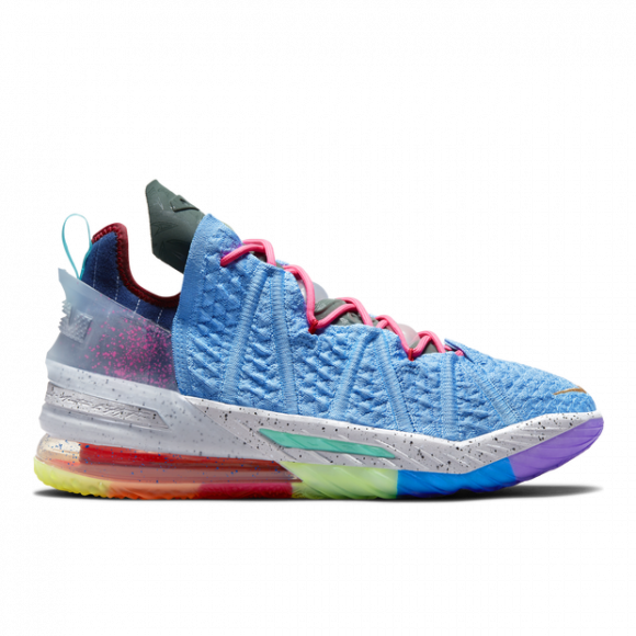 Nike LeBron 18 Light Blue Multicolor - DM2813-400