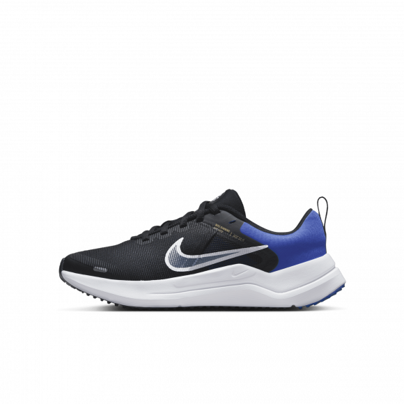 Buty do biegania po asfalcie dla dużych dzieci Nike Downshifter 12 - Czerń - DM4194-006