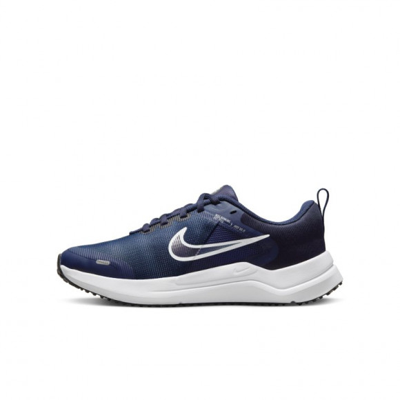 Nike Downshifter 12-løbesko til vej til større børn - blå - DM4194-400
