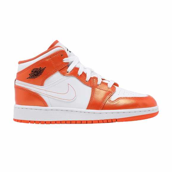 Air Jordan 1 Mid SE GS 'Electro Orange' - DM4228-800