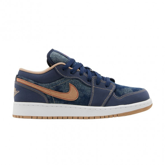 Air Jordan 1 Low SE GS 'Denim' | Blue | Kid's Size 7 - DM4692-400