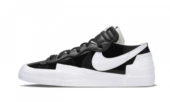 Nike x sacai Blazer Low herresko - Black - DM6443-001