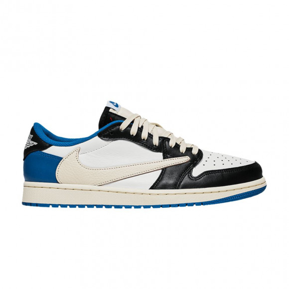 Fragment Design x Travis Scott x Air Jordan 1 Retro Low Sample | Blue | Men's Size 9 - DM7866-140-00-1049449-MNJDLS-358