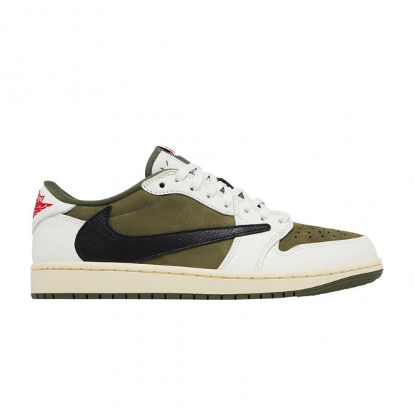 Travis Scott x Air Jordan 1 Retro Low OG SP 'Reverse Olive / Medium Olive' Sample - DM7866-200-S