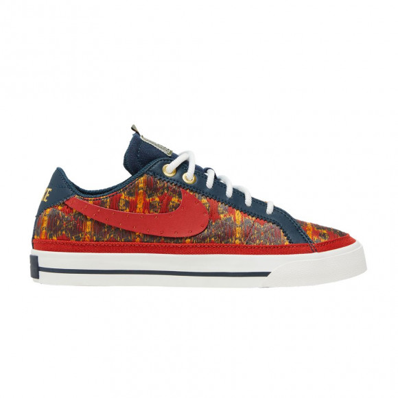 Nike Serena Williams Design Crew x Wmns Court Legacy 'Kente' | Red | Women's Size 9.5 - DM8472-400