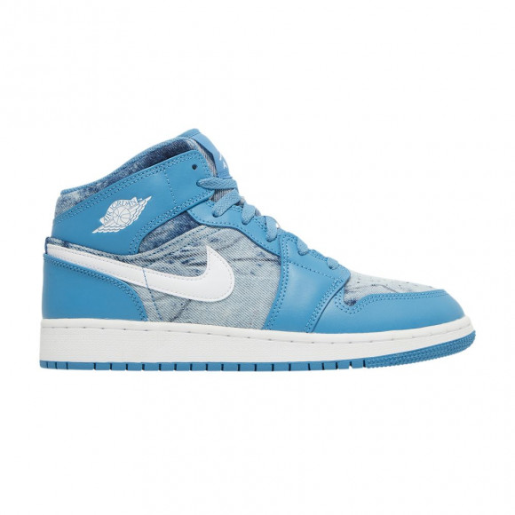 Air Jordan 1 Mid GS 'Washed Denim' | Blue | Kid's Size 7 - DM8951-400