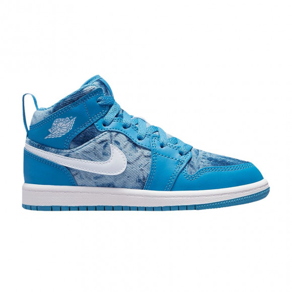 Air Jordan 1 Mid PS 'Washed Denim' | Blue | Kid's Size 13 - DM8952-400