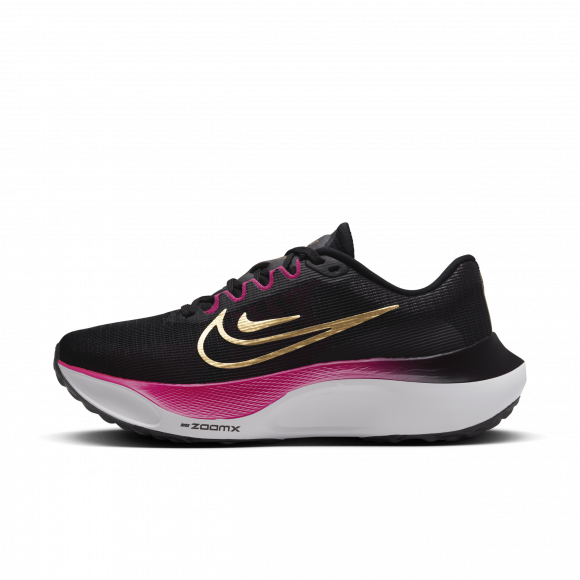Damskie buty do biegania po asfalcie Nike Zoom Fly 5 - Czerń - DM8974-004