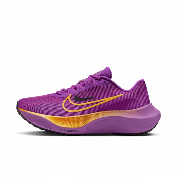 Damskie buty do biegania po asfalcie Nike Zoom Fly 5 - Fiolet - DM8974-502