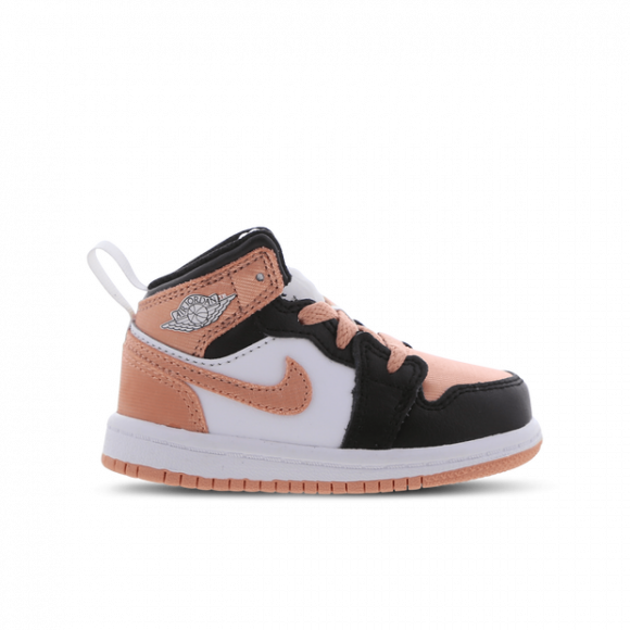 Jordan 1 Mid Schuh für Babys und Kleinkinder - Weiß - DM9079-108