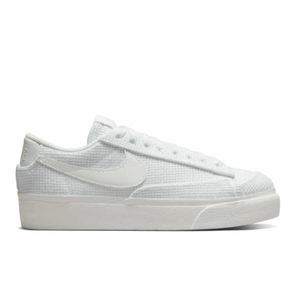Nike Blazer Low Platform Woven Summit White (W) - DN0744-100