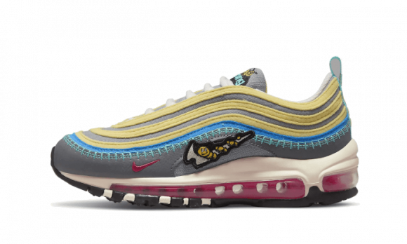 Nike Air Max 97 SE Older Kids' Shoes - Grey - 50% Sustainable Materials - DN4381-001