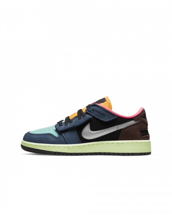 Air Jordan 1 Low FlyEase Older Kids' Shoes - Brown - DN4639-201