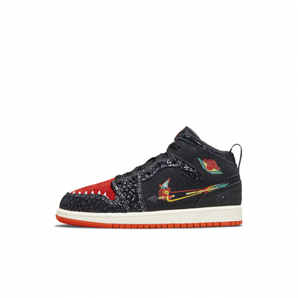Jordan 1 Mid SE Zapatillas - Niño/a pequeño/a - Negro - DN5122-001