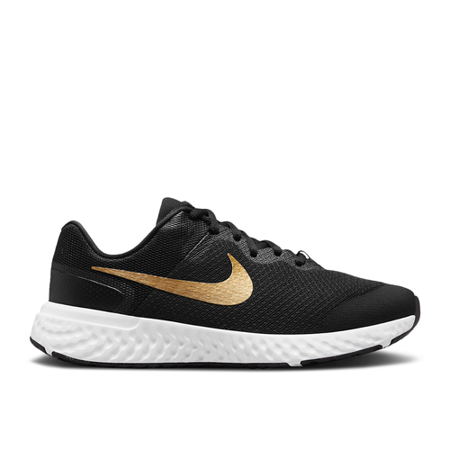 nike revolution black and gold