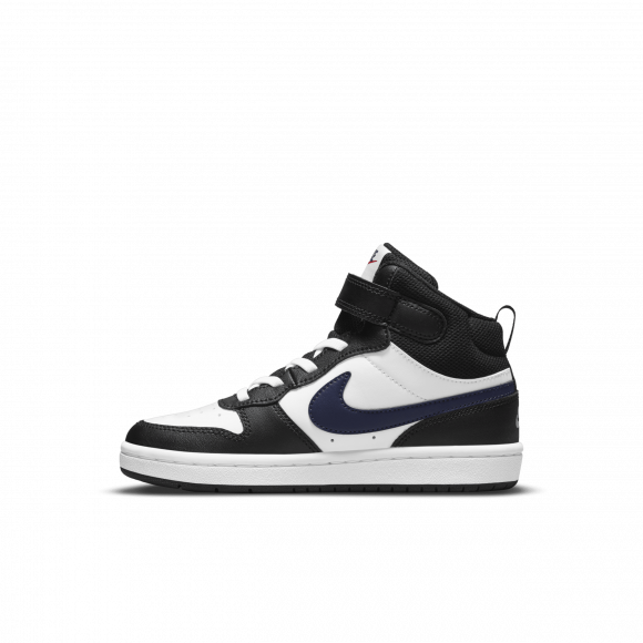 Buty dla małych dzieci Nike Court Borough Mid 2 - Biel - DO5891-161