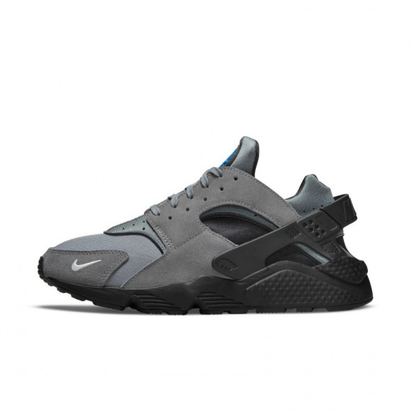 DO6708 - Air Huarache Grey Suede Laser Blue - 001 - boys nike slip on sandals for women gucci