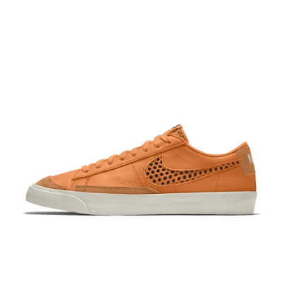 Chaussure personnalisable Nike Blazer Low '77 Vintage By You - Orange - DO7395-991