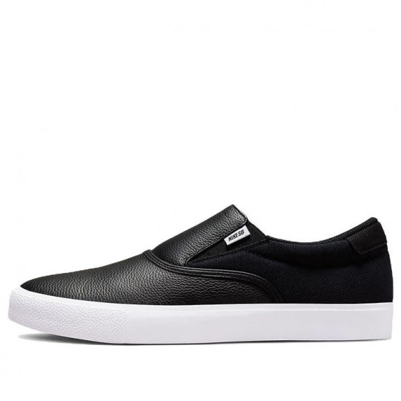 Nike SB Skateboard Zoom Verona Slip Black/White Skate Shoes DO9409-001 - DO9409-001