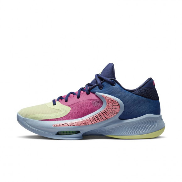 Buty do koszykówki Nike Zoom Freak 4 - Niebieski - DO9680-400