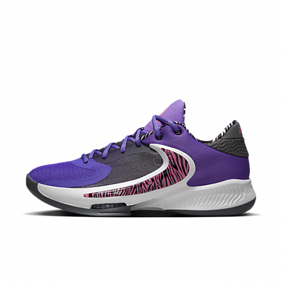 Zoom Freak 4 Basketball Shoes - Purple - DO9680-500
