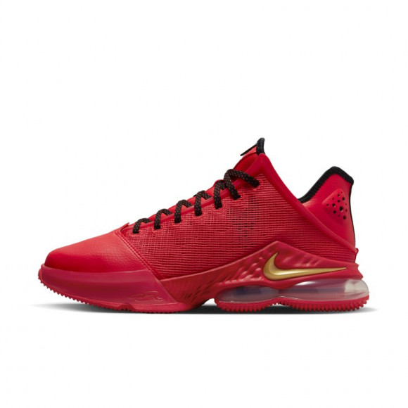 LeBron 19 Low Basketball Shoes - Red - DO9829-600