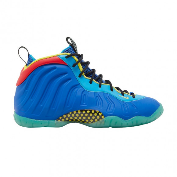 Nike Little Posite One GS 'Multi-Color' | Blue | Kid's Size 4 - DQ0376-400