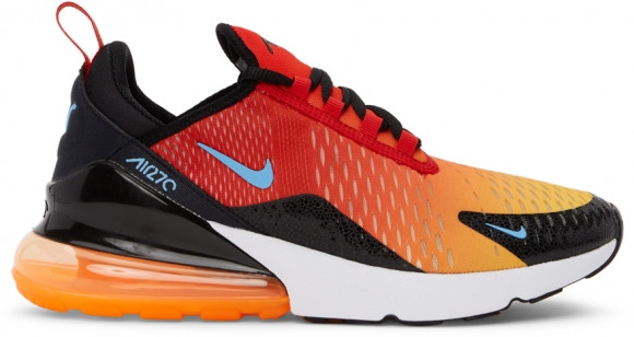 Nike Red & Yellow Air Max 270 Sunset Sneakers - DQ7625-600