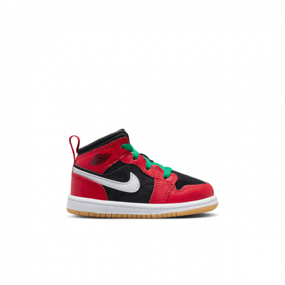 Chaussure Jordan 1 Mid SE pour Bébé et Petit enfant - Noir - DQ8420-006