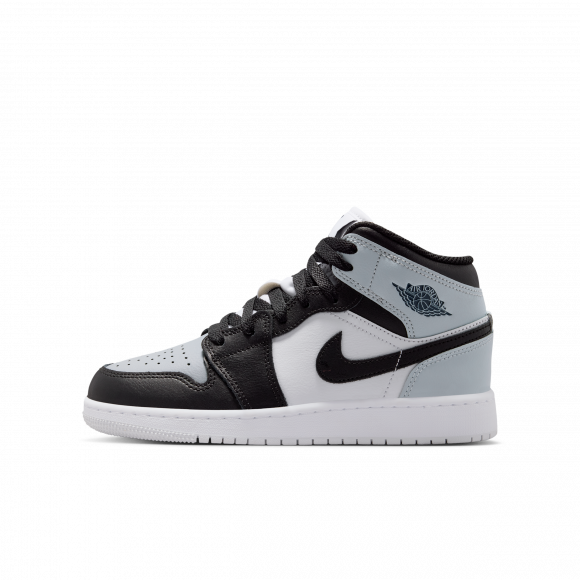 Air Jordan 1 Mid-sko til større børn - sort - DQ8423-002