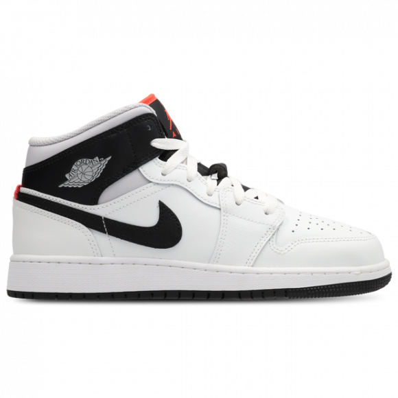 Jordan Aj1 Mid Kid's Sneakers - White - Size 4 - Leather - DQ8423-109
