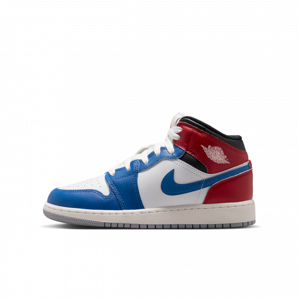 Air Jordan 1 Mid Kinderschoenen - Blauw - DQ8423-406