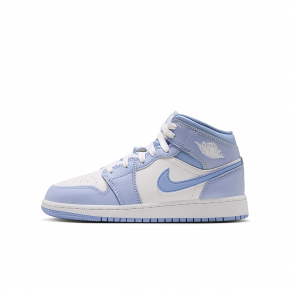 Air Jordan 1 Mid Kinderschoenen - Blauw - DQ8423-407