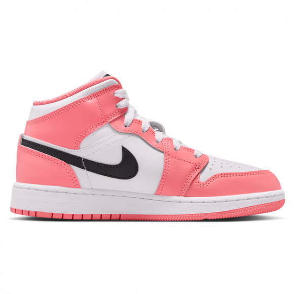 Jordan Aj1 Mid Kid's Sneakers - Red - Size 3 - Mesh/Synthetic - DQ8423-602
