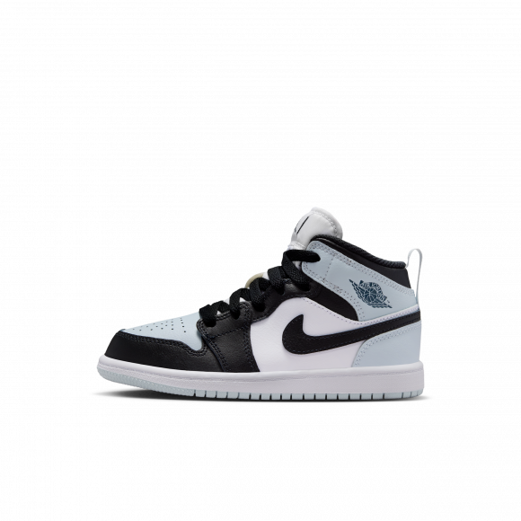 Jordan 1 Mid-sko til mindre børn - sort - DQ8424-002