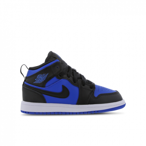 Jordan 1 Mid Kleuterschoenen - Zwart - DQ8424-042