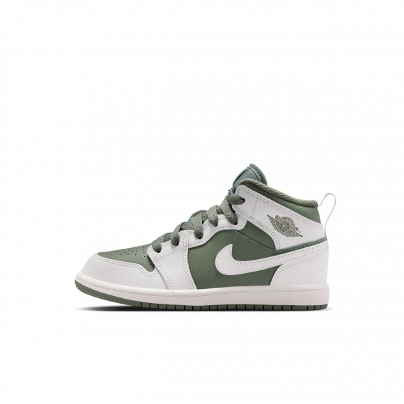 Jordan 1 Mid-sko til mindre børn - hvid - DQ8424-107