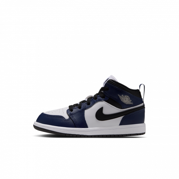 Air Jordan Jordan 1 Mid PS 'White College Navy White Tech Grey' | Kid's Size 12 - DQ8424-108