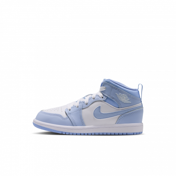 Jordan 1 Mid-sko til mindre børn - blå - DQ8424-407