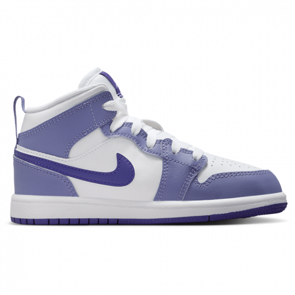 Jordan Aj1 Mid Unisex Shoes - Purple - Size: 13.5 - Mesh/Synthetic - Foot Locker - DQ8424-500