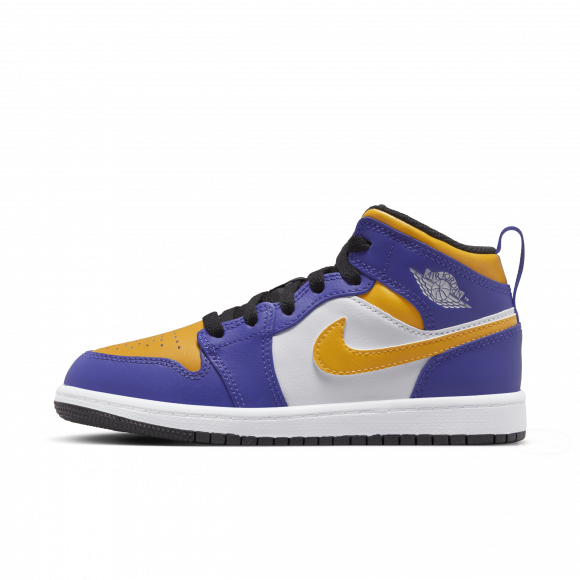 Jordan 1 Mid Kleuterschoenen - Paars - DQ8424-517