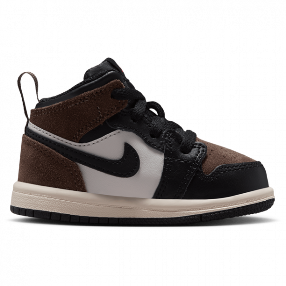 Chaussure Jordan 1 Mid pour Bébé et Petit enfant - Noir - DQ8425-007