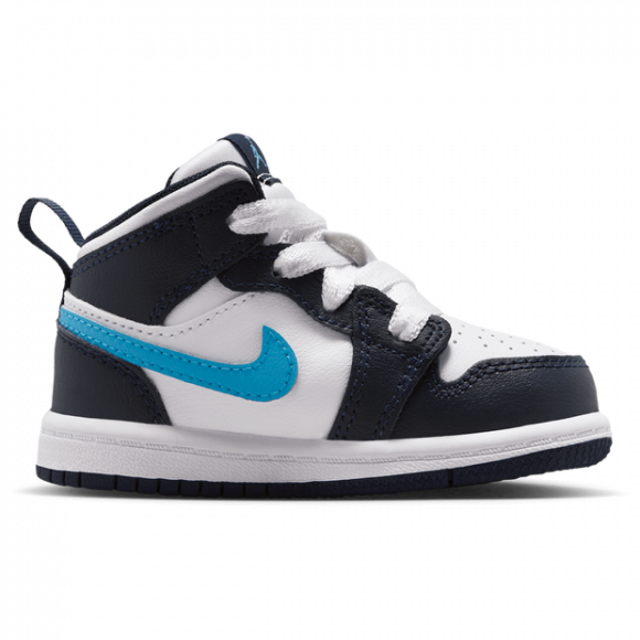 Air Jordan 1 Mid TD 'Obsidian' | Blue | Infant Size 3 - DQ8425-404