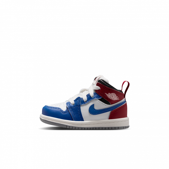 Chaussure Jordan 1 Mid pour Bébé et Petit enfant - Bleu - DQ8425-406