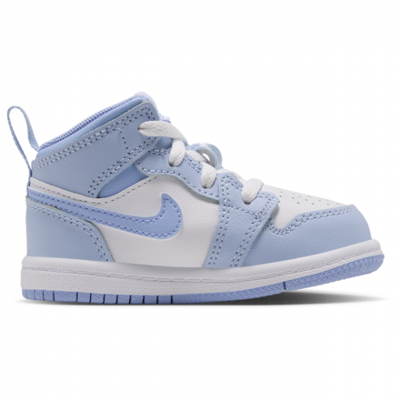 Air Jordan 1 Mid TD 'Hydrogen Blue Aluminum' | Infant Size 3 - DQ8425-407