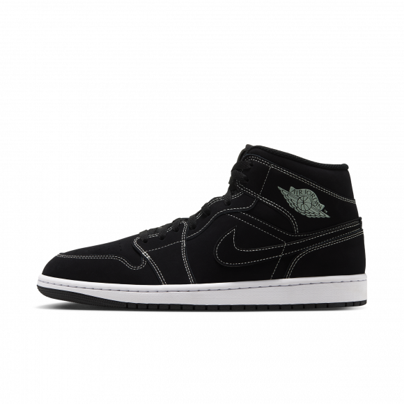 Nike Air Jordan 1 Mid Men's Shoes - Black - DQ8426-009